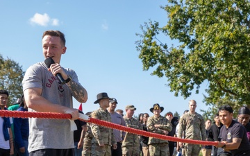 Regimental Support Squadron, 2nd Cavalry Regiment Farewells Command Sgt. Maj. Craig Yates