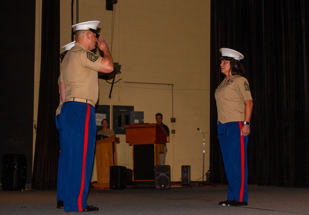 Master Gunnery Sgt. Nayra Vargas retires after 27 years in the Marine Corps