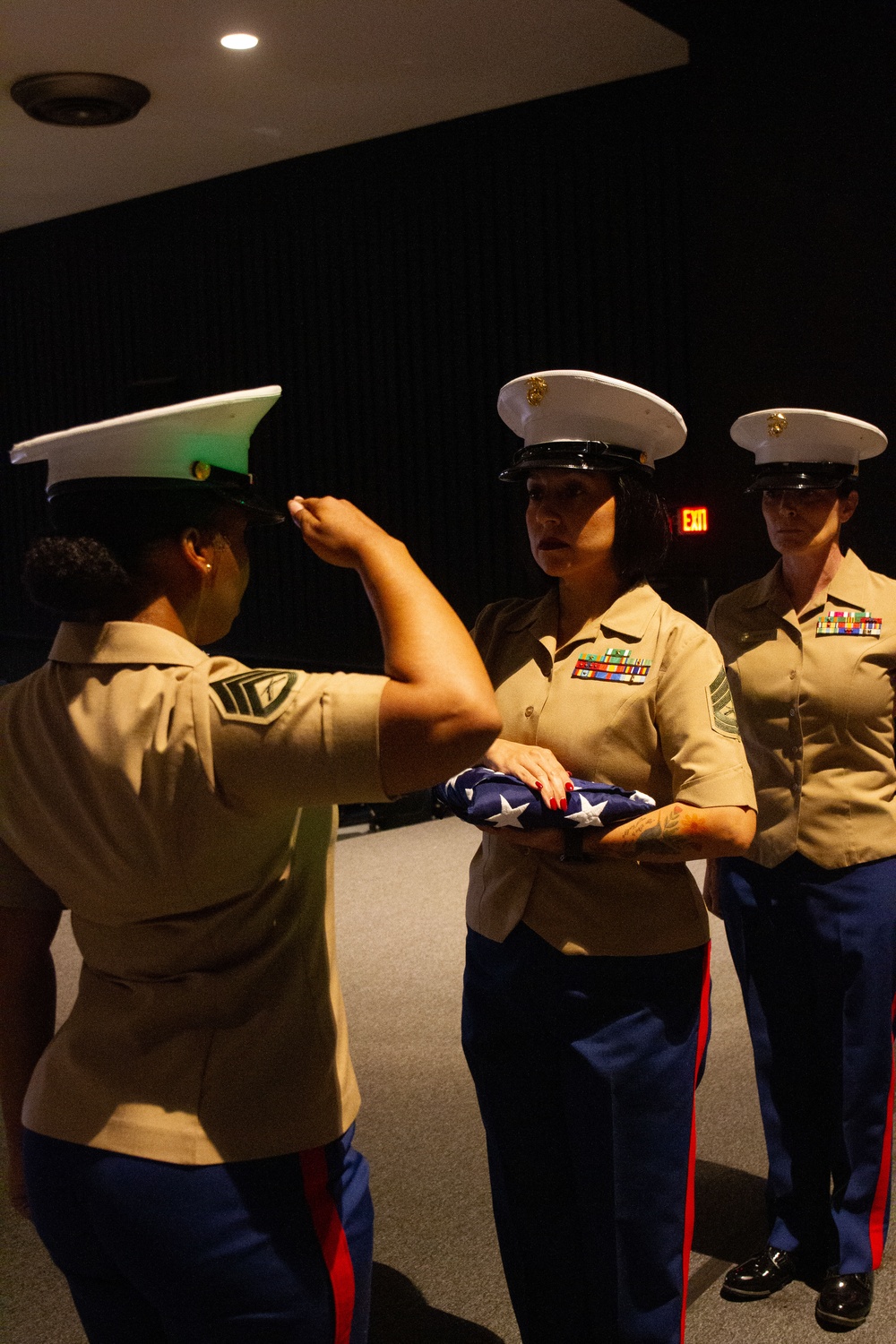 Master Gunnery Sgt. Nayra Vargas retires after 27 years in the Marine Corps