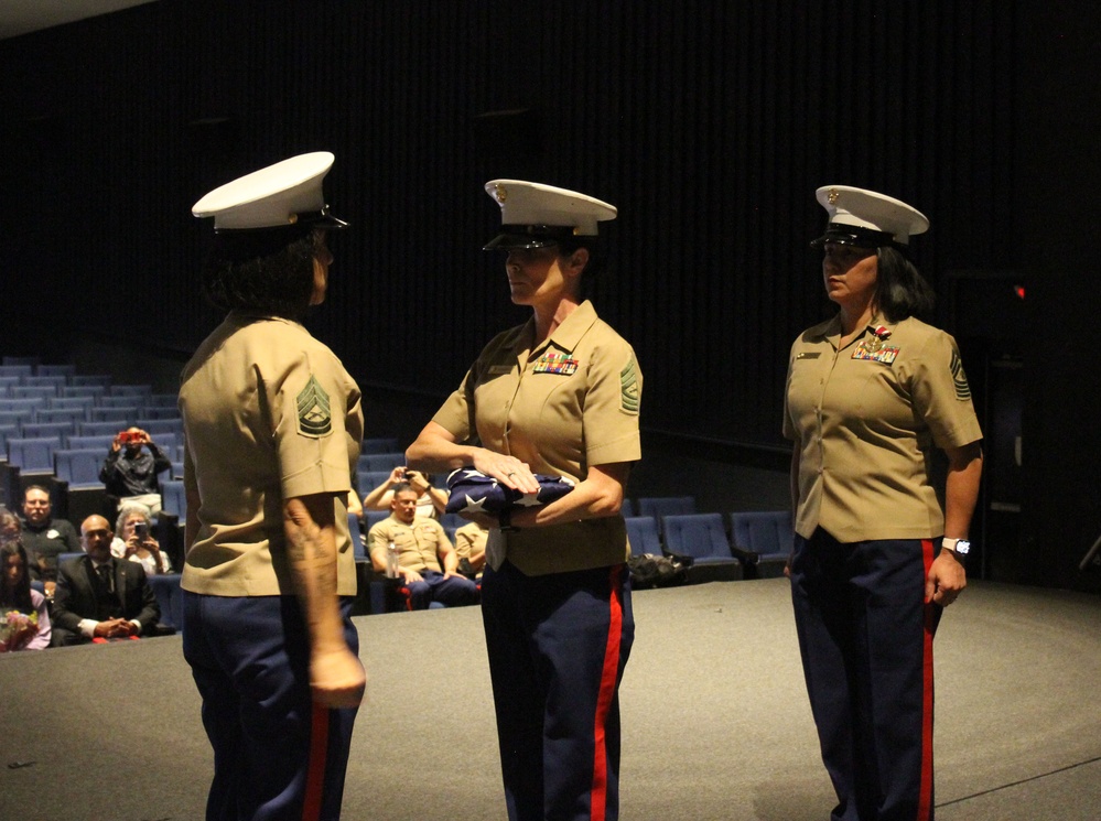 Master Gunnery Sgt. Nayra Vargas retires after 27 years in the Marine Corps