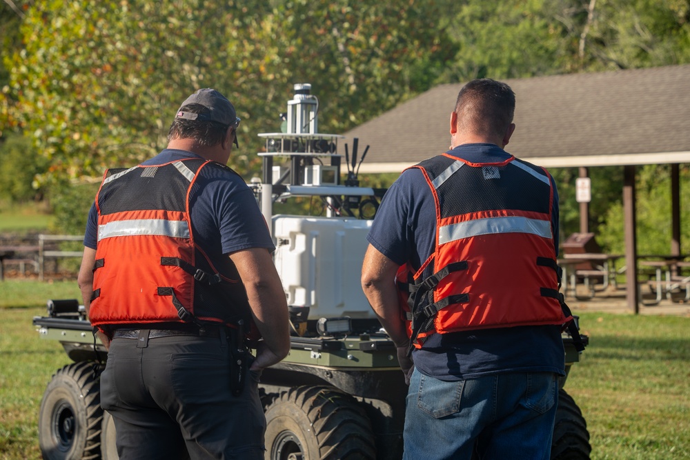 U.S. Army Corps of Engineers Dam Bot 1.0 performs conduit inspection at Taylorsville Lake