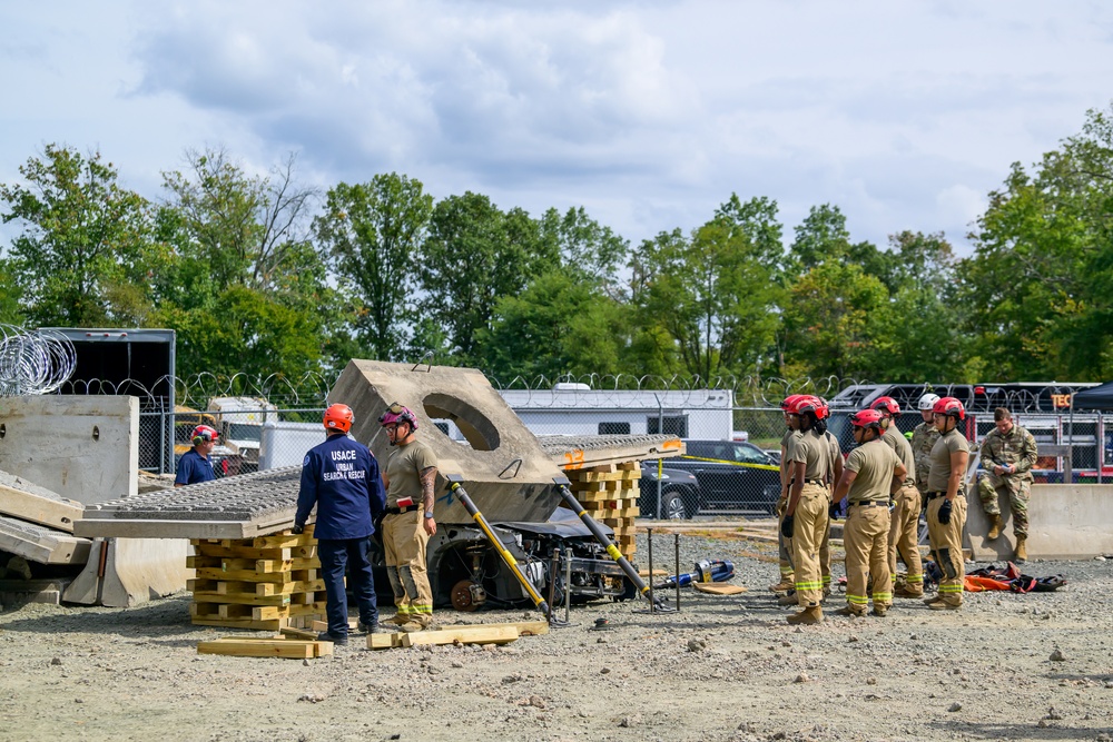 911th Technical Rescue Engineer Company trains during Exercise Capital Shield 2024