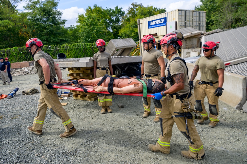 911th Technical Rescue Engineer Company trains during Exercise Capital Shield 2024