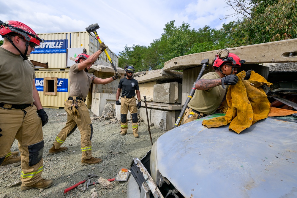 911th Technical Rescue Engineer Company trains during Exercise Capital Shield 2024