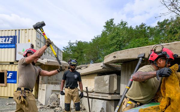 911th Technical Rescue Engineer Company trains during Exercise Capital Shield 2024