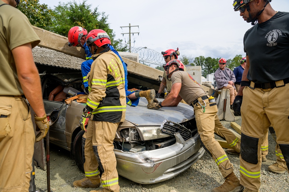 911th Technical Rescue Engineer Company trains during Exercise Capital Shield 2024