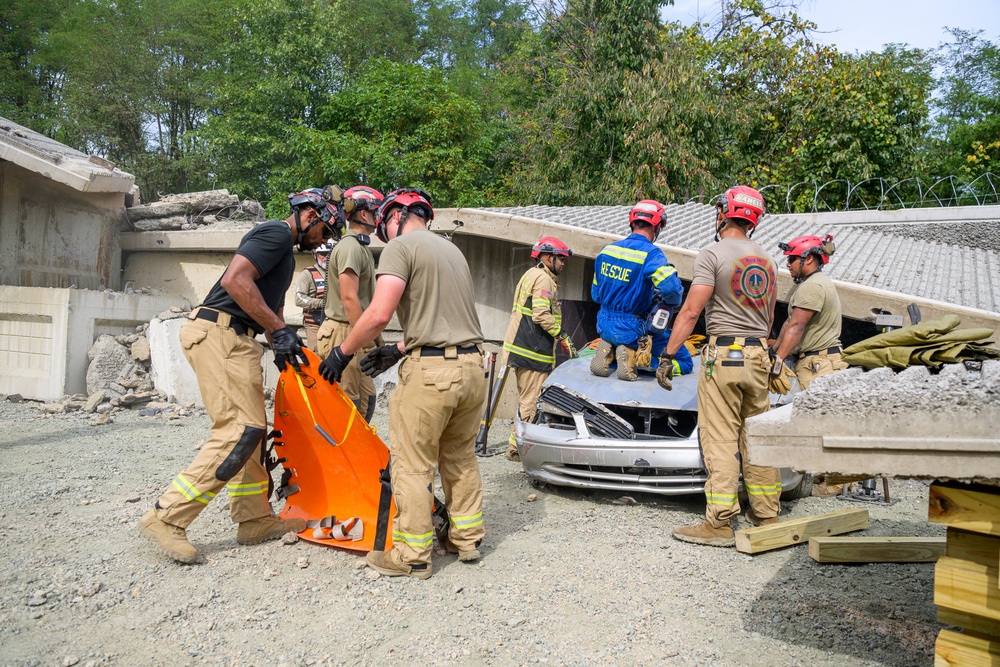 911th Technical Rescue Engineer Company trains during Exercise Capital Shield 2024