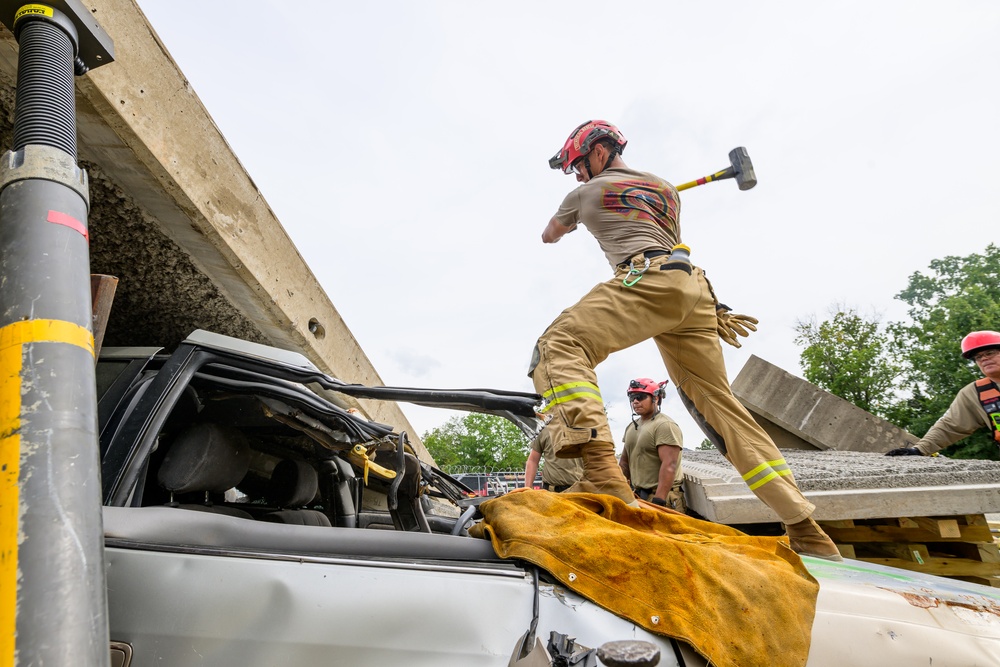 911th Technical Rescue Engineer Company trains during Exercise Capital Shield 2024