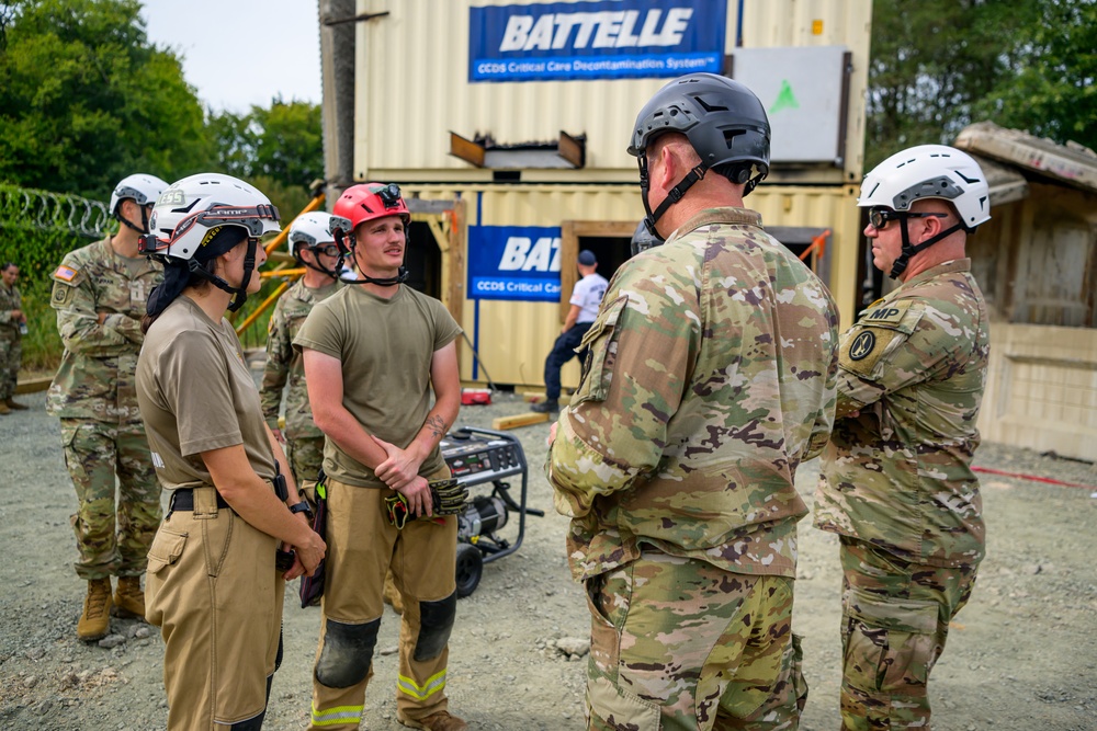 911th Technical Rescue Engineer Company trains during Exercise Capital Shield 2024