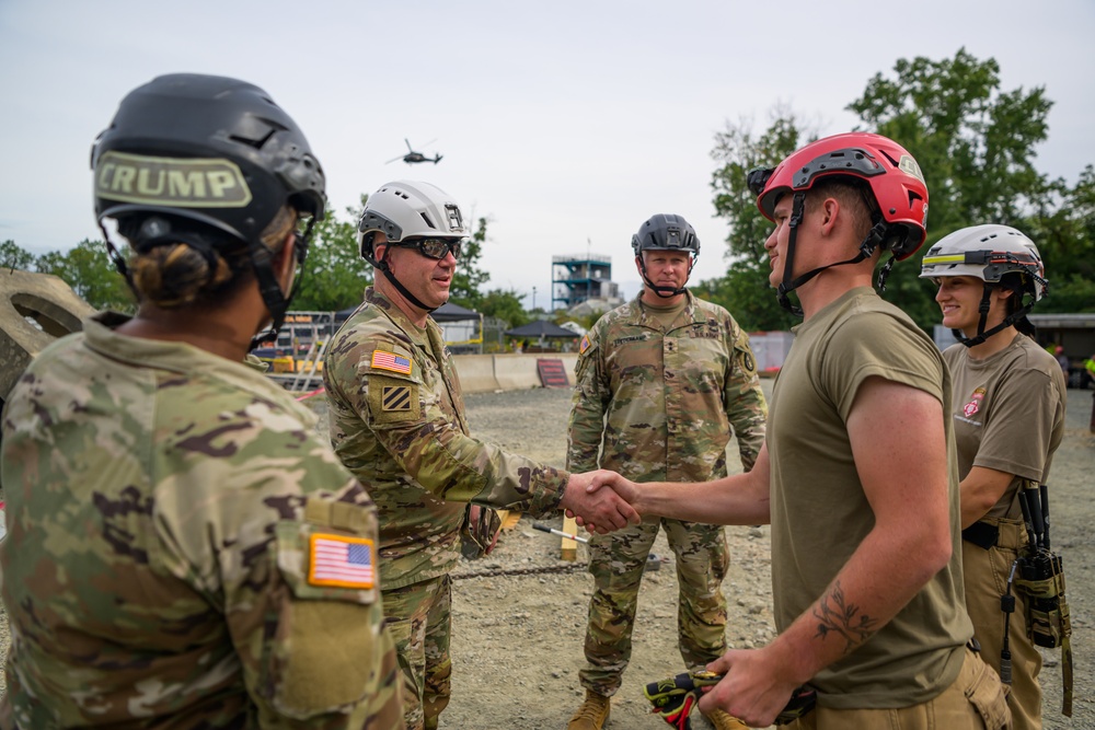 911th Technical Rescue Engineer Company trains during Exercise Capital Shield 2024