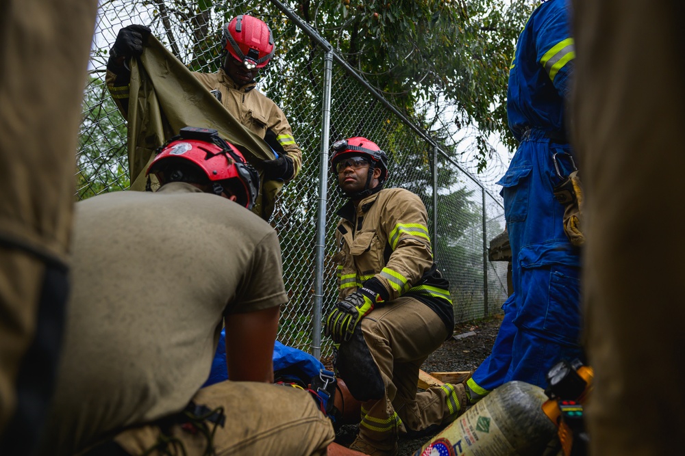 911th Technical Rescue Engineer Company trains during Exercise Capital Shield 2024