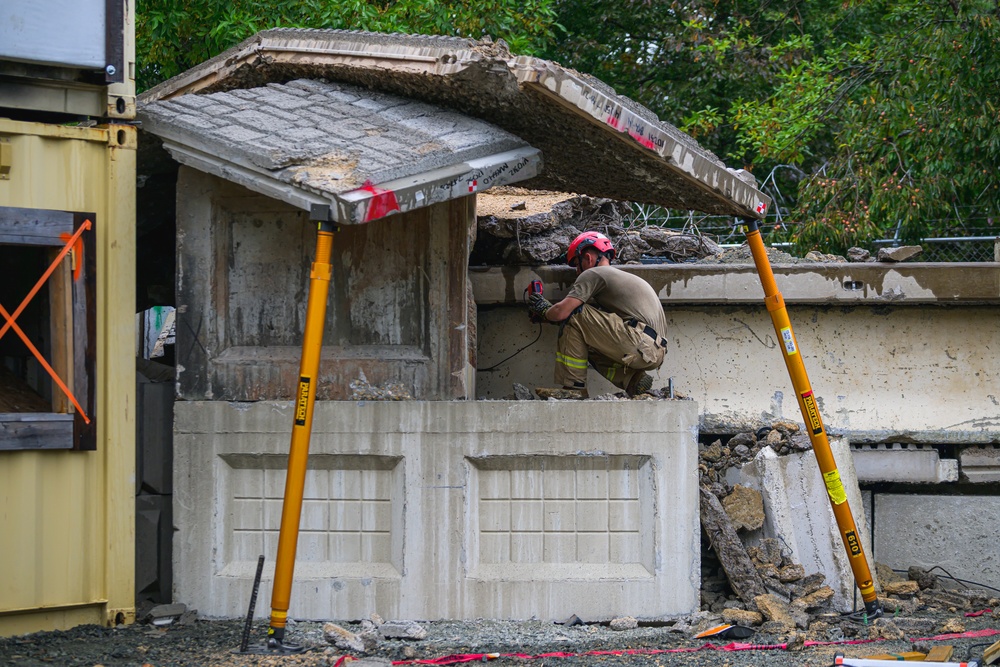 911th Technical Rescue Engineer Company trains during Exercise Capital Shield 2024