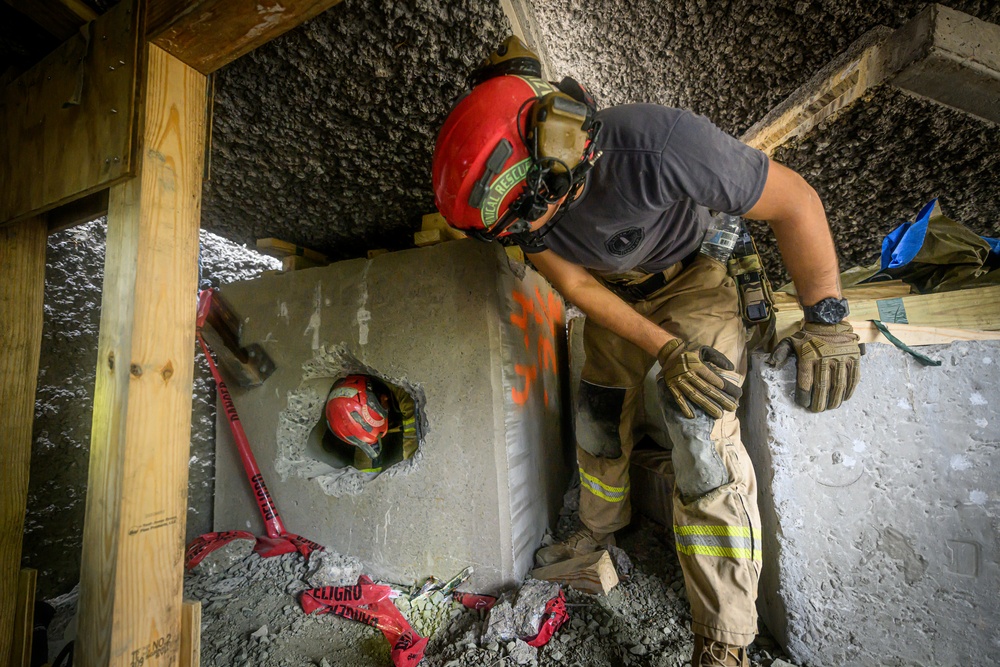 911th Technical Rescue Engineer Company trains during Exercise Capital Shield 2024