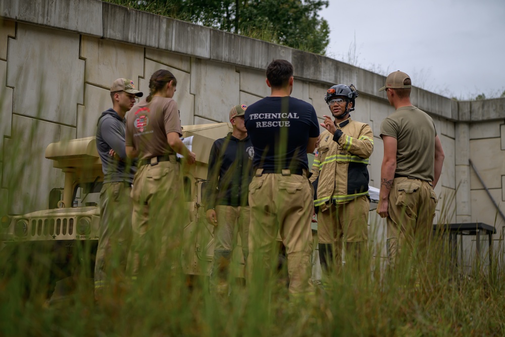 911th Technical Rescue Engineer Company trains during Exercise Capital Shield 2024