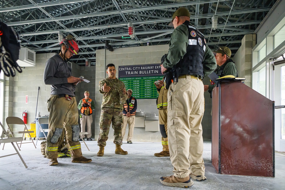 911th Technical Rescue Engineer Company trains during Exercise Capital Shield 2024