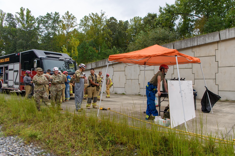 911th Technical Rescue Engineer Company trains during Exercise Capital Shield 2024