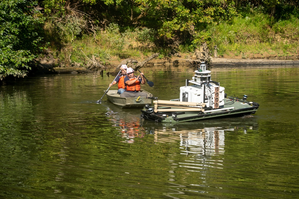 U.S. Army Corps of Engineers Dam Bot 1.0 performs conduit inspection at Taylorsville Lake