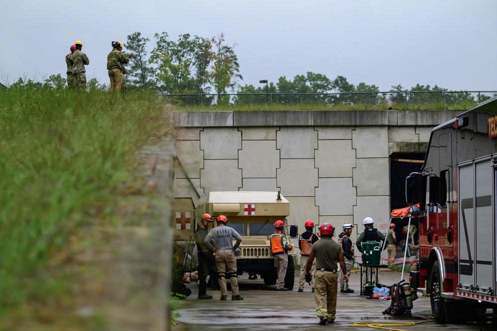 911th Technical Rescue Engineer Company trains during Exercise Capital Shield 2024