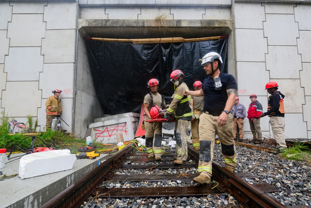 911th Technical Rescue Engineer Company trains during Exercise Capital Shield 2024