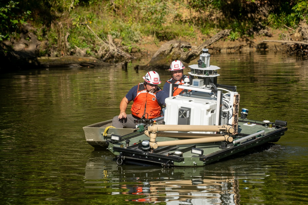 U.S. Army Corps of Engineers Dam Bot 1.0 performs conduit inspection at Taylorsville Lake