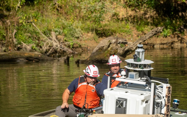 U.S. Army Corps of Engineers Dam Bot 1.0 performs conduit inspection at Taylorsville Lake