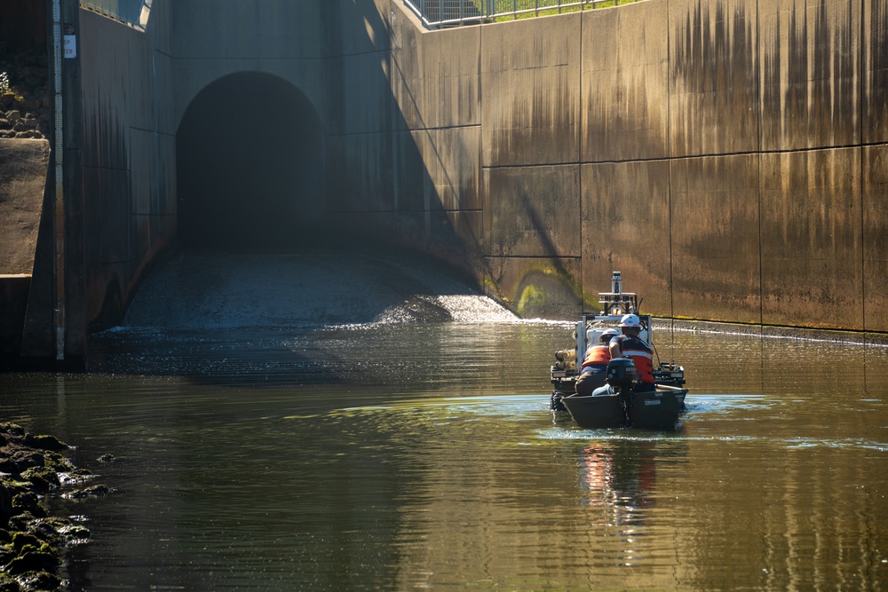 U.S. Army Corps of Engineers Dam Bot1.0 performs conduit inspection at Taylorsville Lake