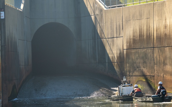 U.S. Army Corps of Engineers Dam Bot 1.0 performs conduit inspection at Taylorsville Lake