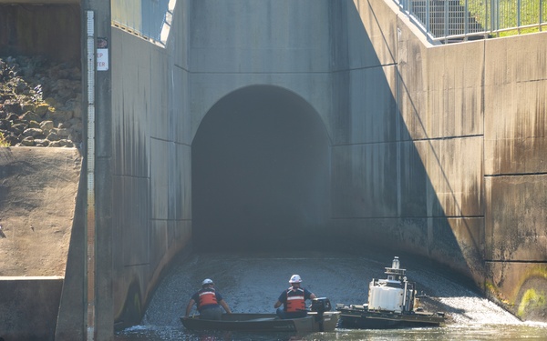 U.S. Army Corps of Engineers Dam Bot 1.0 performs conduit inspection at Taylorsville Lake