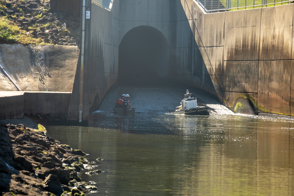 U.S. Army Corps of Engineers Dam Bot 1.0 performs conduit inspection at Taylorsville Lake