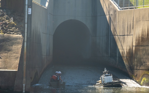 U.S. Army Corps of Engineers Dam Bot 1.0 performs conduit inspection at Taylorsville Lake