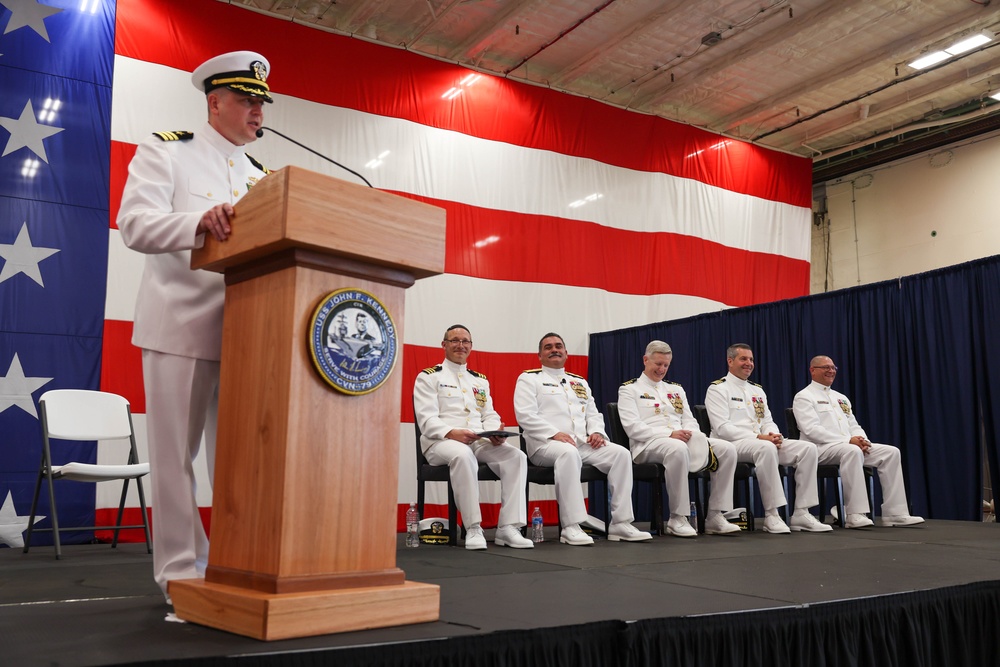 PCU JFK Change of Command