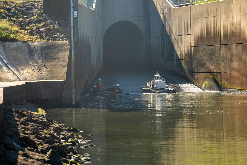 U.S. Army Corps of Engineers Dam Bot 1.0 performs conduit inspection at Taylorsville Lake