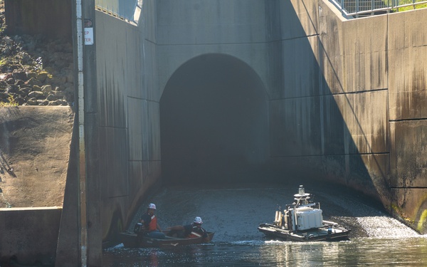 U.S. Army Corps of Engineers Dam Bot 1.0 performs conduit inspection at Taylorsville Lake