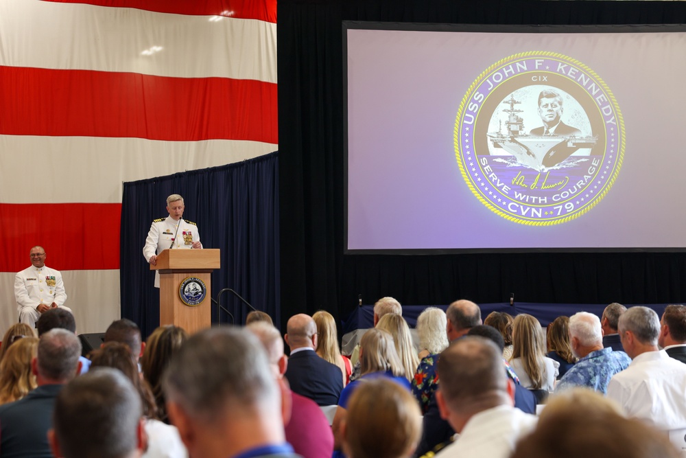 PCU JFK Change of Command