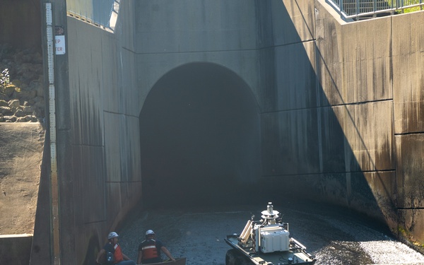 U.S. Army Corps of Engineers Dam Bot 1.0 performs conduit inspection at Taylorsville Lake