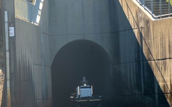 U.S. Army Corps of Engineers Dam Bot 1.0 performs conduit inspection at Taylorsville Lake