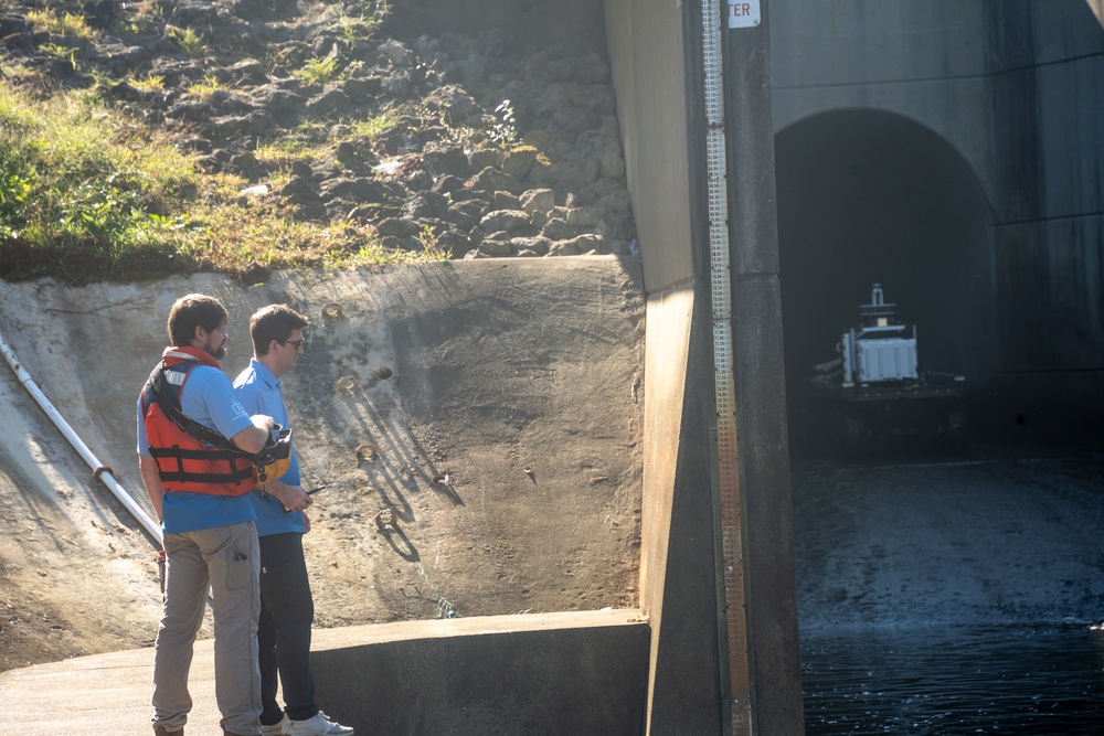 U.S. Army Corps of Engineers Dam Bot 1.0 performs conduit inspection at Taylorsville Lake