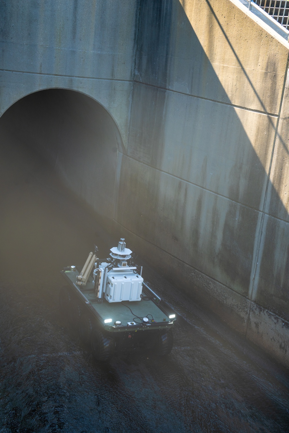 U.S. Army Corps of Engineers Dam Bot 1.0 performs conduit inspection at Taylorsville Lake