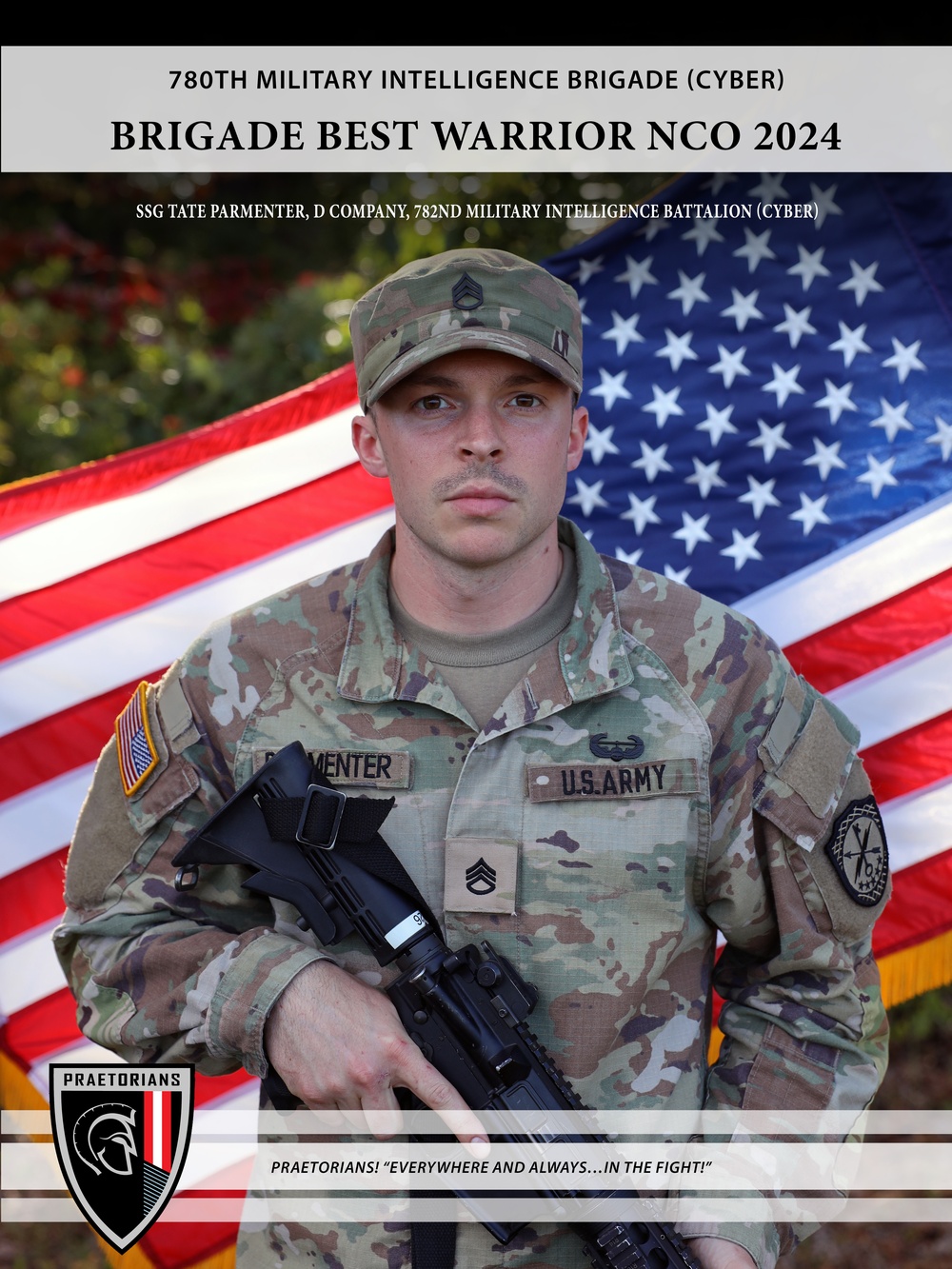 Best Squad Competition: Staff Sgt. Tate Parmenter, D Company, 782d MI Battalion 16 (Cyber)