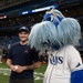 SrA O'Connor throws First Pitch at Tampa Bay Rays game