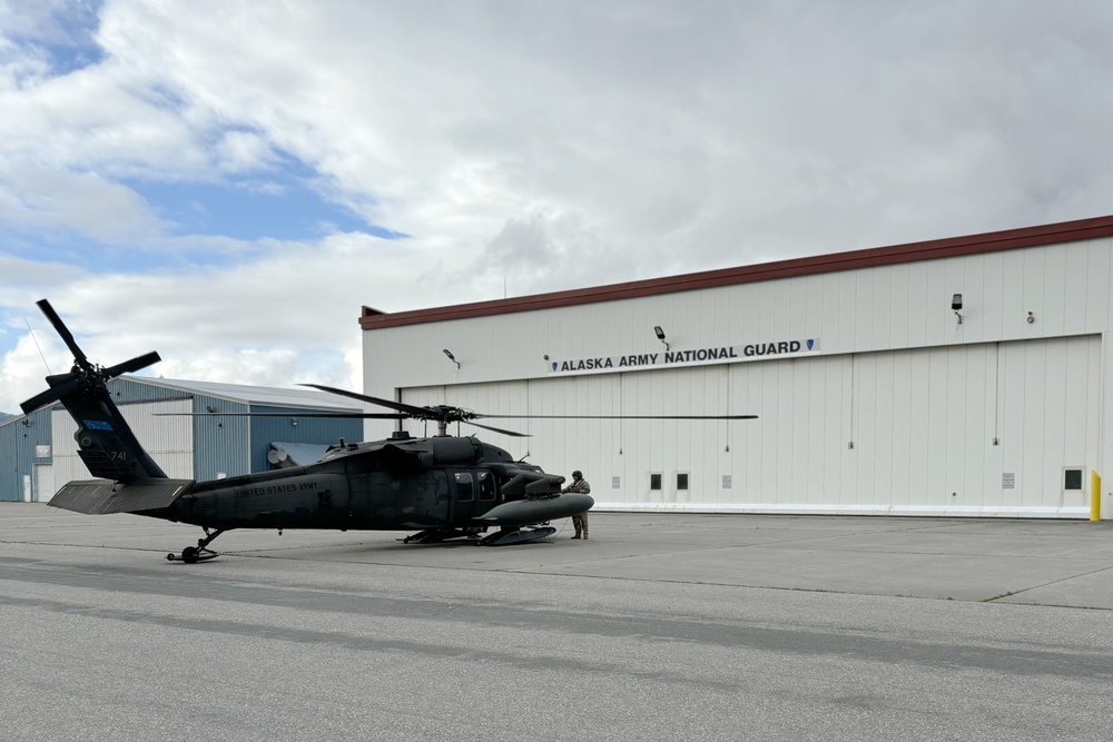 Alaska Army National Guard stations Black Hawk in Juneau