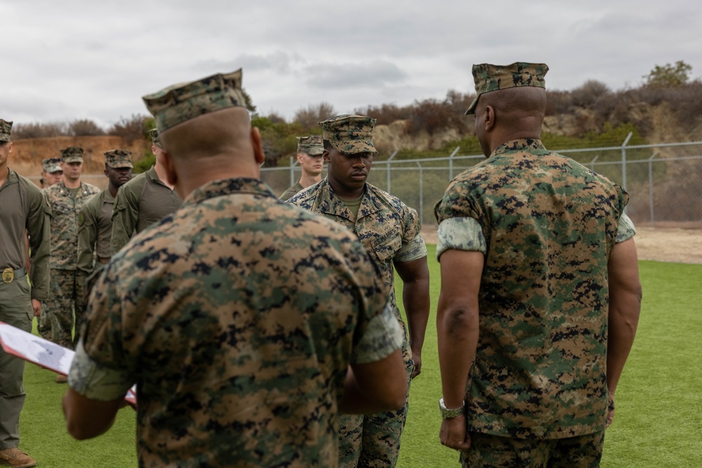 Camp Pendleton CG Visits and Recognizes Marines