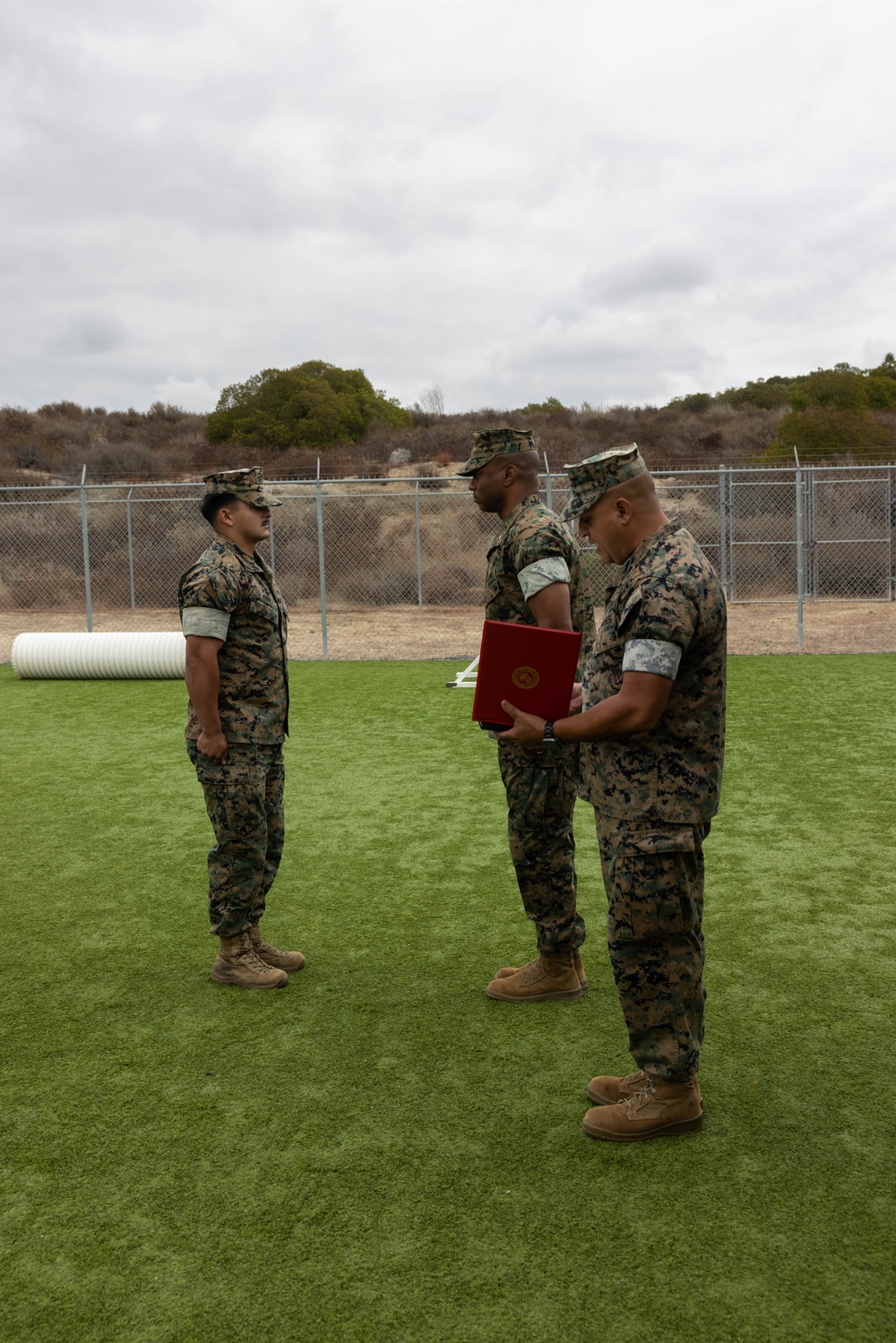 Camp Pendleton CG Visits and Recognizes Marines