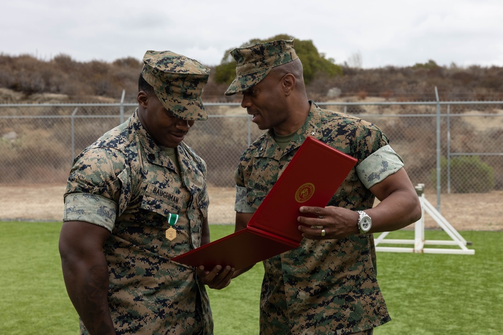 Camp Pendleton CG Visits and Recognizes Marines