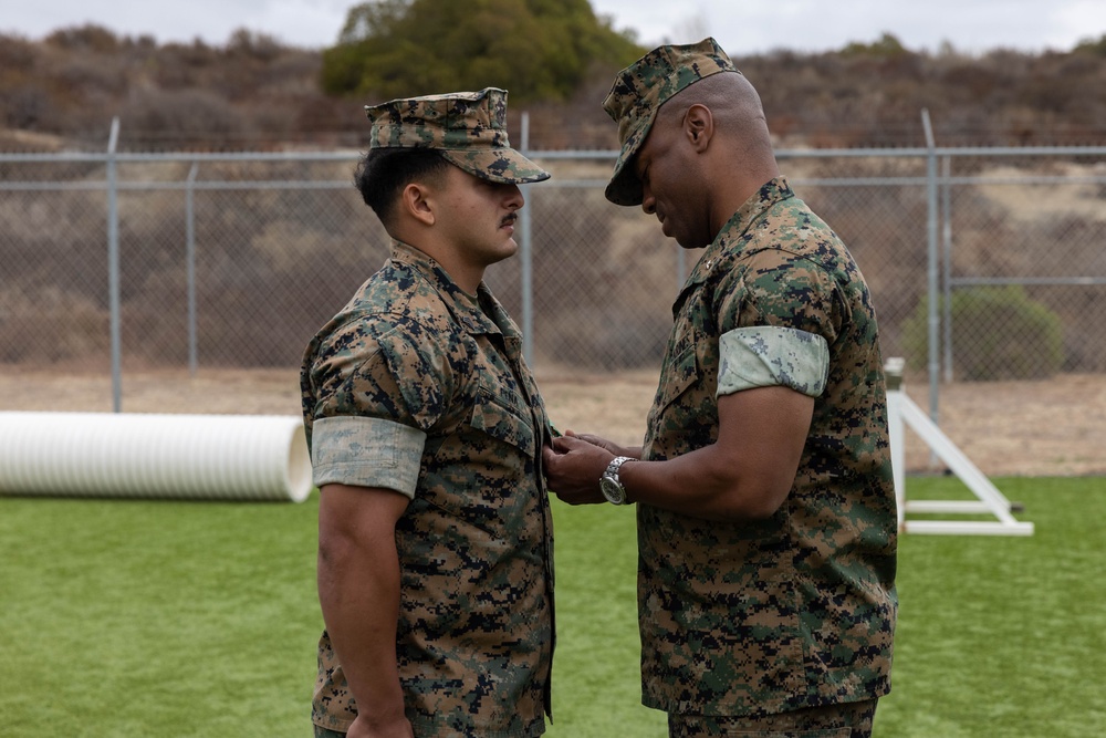 Camp Pendleton CG Visits and Recognizes Marines