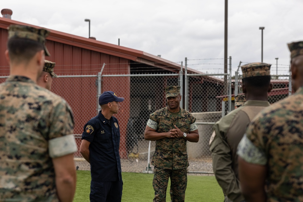 Camp Pendleton CG Visits and Recognizes Marines