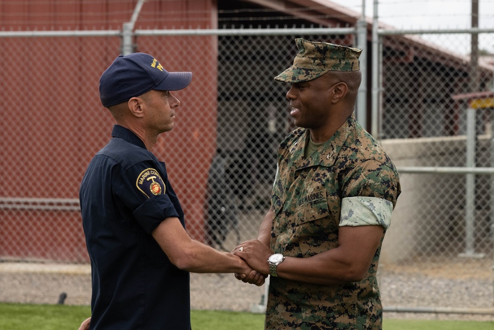 Camp Pendleton CG Visits and Recognizes Marines