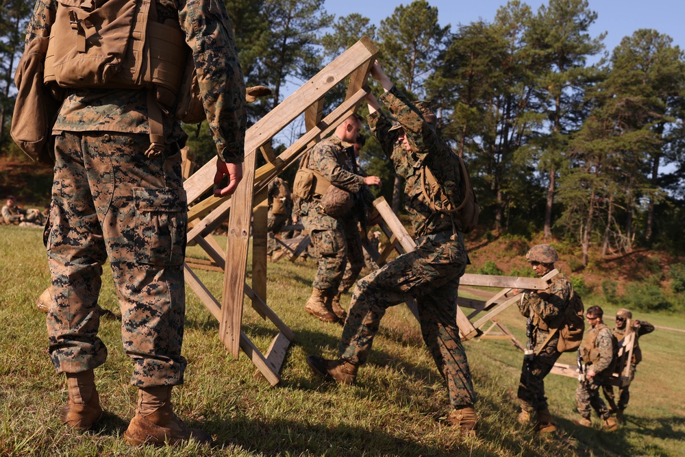 Marines with the Combat Marksmanship Coach Reserve conduct Annual Rifle Qualification