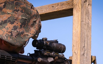 Marines with the Combat Marksmanship Coach Reserve conduct Annual Rifle Qualification