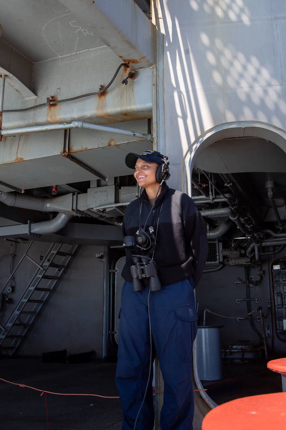 Nimitz Sailor Stands Watch